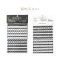 imoda 2sheets Number and Letter Stickers Creative Ins Style DIY Scrapbooking Decoration Sticker. 