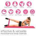 Elastic Loop Resistance Bands Fabric Resistance Bands Set – Loop  Bands for Women and Men Exercise Bands for ; Durable and Resistant Workout Bands Home or Gym Exercise Gear High Performance Mini Cloth Bands,. 