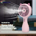 Portable FanMulti-purposeCoolRechargeableCute Cartoon Water Spray Mini Handheld Fanfor Outdoor. 