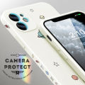 ZeroQiQi for Samsung Galaxy A01 Case Cute Cartoon Starry Astronaut Phone Cover Soft Anti Drop Ultra Thin Phone Case. 
