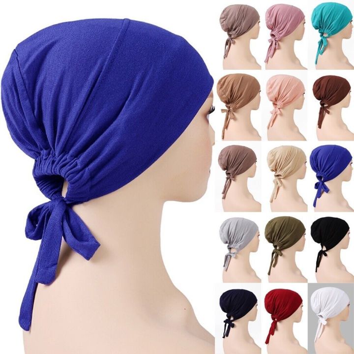 HIJAB Cap, Black, Mehrun, Skin, White Hijab Caps for Girls, Inner Hijab Scarf Islamic Under Scarf soft Cotton Islamic Hat Abaya Cap Available