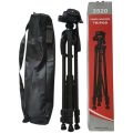 Original WT-3520 Aluminum Tripod Stand for Mobiles and DSLR Camera~ Heavy duty Mobile Stand with 3kg load capacity~ 3 Height Adjustments with 4.6 Feet Maximum Height~ Best for YouTube and Videography~ Free Mobile Holder and Carrying Bag by TechDepot. 