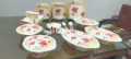 80 Pcs Premium Quality Plastic Dinner Set 8 Persons Serving, Elegant Design Durable Plastic Dinner Set - White. 