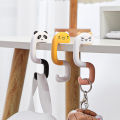 Portable Plastic Bag Animal Hook for Hanging Decorative Table Purse Bag Hooks. 