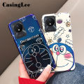 For VIVO Y02A Case Cute Doraemon Soft Shockproof Cartoon Design Couple Full Protection Back Cover Casing VIVO Y02A Phone case. 