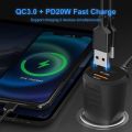 SONRU (BT95) Upgraded Bluetooth 5.0 Car Adapter, QC3.0+PD Bluetooth FM Transmitter Radio [Adjustable Microphone & Bass] [Air Vent Install] Hands-Free Call AUX Bluetooth Receiver for Car, Supports SD Card Slot/Siri. 