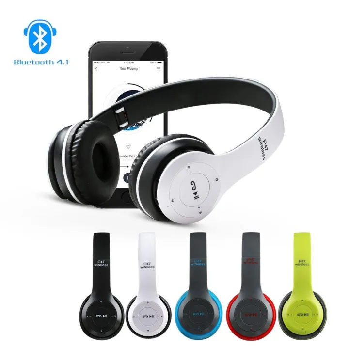 p47%20wireless%20headphones%20Bluetooth%20Foldable%20Headset%20with%20Microphone%20FOR%20gaming%20and%20laptop%20used%20wireless%20headphones,%20stereo%20headphones%20with%20mic,%20wireless%20earphones,%205.0+EDR%20technology,%20compatible%20with%20PC,%20TV,%20smart%20phones%20and%20tablets%20-%20Image%202