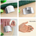 Gadgets Safety Chop Slice Shield Kitchen Stainless Steel Cut Vegetable Hand Protector Finger Guard. 