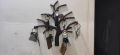 New Decorative Tree-Shaped Metallic Antique Design Wall Mounted Key Holder - Brown - 7 Hooks. 