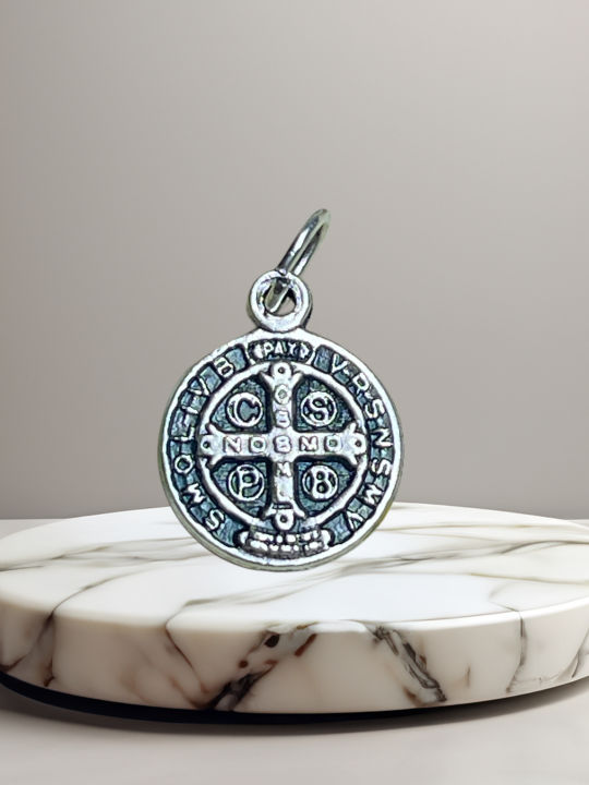 St%20Benedict%20Small%20Italian%20Pendant%20Religious%20Jewelry%20Zinc%20Alloy%20-%20Image%203