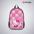 Traverse  Kids Bag- Hello Kitty , Backpack for Kindergarten (KG), Pre-school classes. Allover printed School Backpack For Kids / Backpack For Girls / Backpack For Boys Bags hand bag for girls bags for girls. 