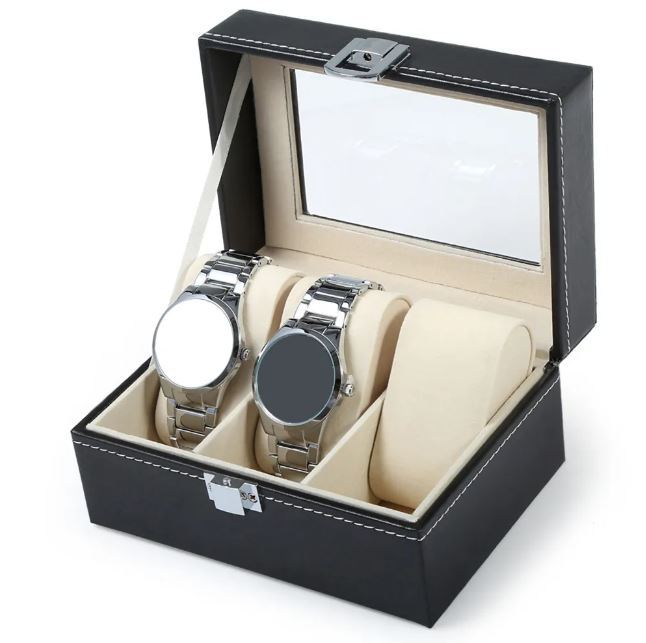 3/6%20Grid%20Faux%20Leather%20Watch%20Box%20Unisex%20Display%20Storage%20Organizer%20Watches%20Case%20PU%20Leather%203%20Grid%20Watch%20Box%20Holder%20Organizer%20Storage%20Box%20for%20Watches,%20Necklace,%20Bracelets%20-%20Image%203