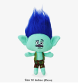 DreamWorks - Trolls World Character 25cm Soft Cuddly Plush Toys For Kids. 