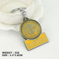 N-Nirvana Band Logo Keychains Cute Smile Face Punk Necklace Pendant Collar Chain Fashion Necklace For Women Men Jewelry Gifts. 