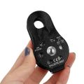 26KN Aluminium Alloy Heavy Duty Single Swivel Rope Pulley Block for 12mm Climbing. 