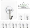 Wall Hooks Heavy Duty Hooks for Hanging 10KG (Max) Magic Stickers Hooks Seamless Transparent Adhesive Hooks for Hanging Keys Coats Hat (1,3,5,10 Pcs). 