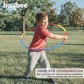 Multicolor Kids Fitness Circle Hula Hoop Toy Set For Kids and Toddlers. 