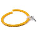50 PCS 5/16 inch Rope Light R-Style Mounting Clips with Stainless Screws and Number Tube Cable Marker. 