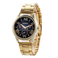 【ETOP】  Brand 3 Eyes  Geneva Casual Quartz Watch Women Stainless Steel Dress Wristwatch Relogio Feminino Ladies Clock Hot S. 