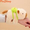 PinShang Capybara Plush Wrist Bracelet For Kids Snap Ring Capybara Cartoon Cute Plush Toy Christmas Gifts For Girls Boys. 
