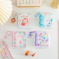 Panda Online Pvc Lovely Loose-leaf Album, Three-hole Photo Album, Girl Sticker Collection Book, Diy Hand Account Book, Small Card Collection Book. 