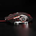 GAMING MOUSE AULA SC100 Wireless Gaming Mouse RGB 2.4GHz Rechargeable Silent Click 7 Buttons Ergonomic - Black. 