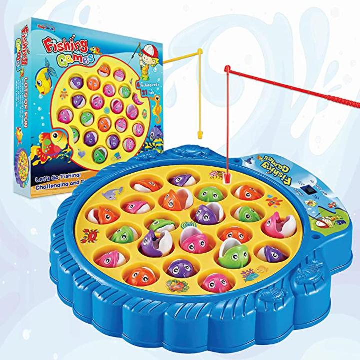 Electric Fishing Game T oy  Playset, Captivating Fishing Fun With Sound