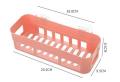Maise Multipurpose Kitchen Bathroom Shelf Wall Holder Storage Rack Bathroom Rack Storage Box Magic Sticker Shower Rack Shelf - Random Color. 