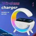 Wireless Charger - Speaker Bluetooth - Wireless Charger - g lamp - g speaker - USB Speaker - Portable Speaker - Led Wireless Charging Speaker - Bluetooth Speaker With Rgb Light - Wireless Charger Alarm Clock Speaker APP Control for iPhone Samsung. 