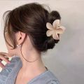 3 Piece Flower Claw Clips Catchers Elegant Large Floral Flower Design for Women & Girls – Claw Clips for Girl | Colorful Floral Hair Accessories for Thick & Thin Hair Frosted Finish– Stylish Trendy Hair Clips (1, 3, or 6 Pack). 