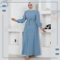 FashionSense Light Blue Hijab Abaya For Women. 
