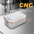 LDNIO A2204 2 in 1 12W Dual USB Interface Travel Charger Mobile Phone Charger with 8 Pin Data Cable, UK Plug. 