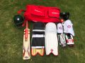 Hard Ball Cricket Kit for 9 to 14 years old Kids - Set of 10 Items Including Original Hard Ball Cricket Bat. 