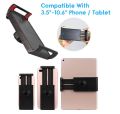 Overhead Tripod Articulating Arm Phone Holder mount, Lazy tripod Video Webcam Arm Stand for Baking Crafting Demo Videos/Live Streaming makeup sketching vlog or blog tripod stand. 
