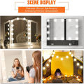 Price Tag - Vanity Lights for Mirror Dimmable Mirror Lights Stick On, 3 Colors Makeup Light, Makeup Mirror Lights, Vanity Lighting Fixtures, USB Powered Vanity Lights for Mirror,  3 Colors Hollywood Style LED Makeup Mirror Lights. 