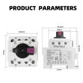 DC Solar Isolator Switch PV 1200V 32A 2P Din Rail Mounting Rotating Handle Disconnector For Solar Photovoltaic. 