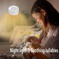 Easysleep White Noise Sound Machine with 25 Soothing Sounds and Night Lights with Memory Function 32 Levels of Volume and 5 Sleep Timer Powered by AC or USB for Sleeping Relaxation (Black) Model EVN i1. 