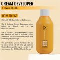 GK HAIR 30 Volume Creme Developer 150ml High-Performance Hair Coloring Bleach. 