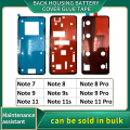 Original Adhesive Sticker For Xiaomi Redmi Note 7 8 9 9s 10 11 11s Pro Plus 4G 5G Back Housing Battery Cover Glue Tape. 