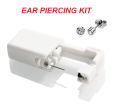 Ear Piercing KIT Disposable No Pain Safety Unit Tool With Ear Stud Asepsis Pierce Kit For Girls Women Men (white). 