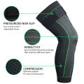 Compression Knee Support Pads Basketball Gym Sport Sleeve Knee Protector Volleyball Running Elastic Long Kneepad Brace FULL Leg Knee Sleeves for Running & Cycling Full Leg Compression Sleeves with Wraps Knee Support. 