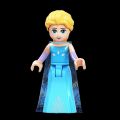 Lego movie Disney princess series elsa queen grey cool Mini Figures Building Blocks toys. 