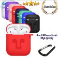 Silicone Case for Gen 2 / i12 / i11 to i18 all AirPods Universal Protective Earphone Cover for Airpods 2 Case. 