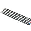 Yellow-30cm 15 LED Waterproof Flexible Car Strip Light Motor Bar String Daytime Running Tape. 