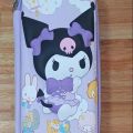 Kuromi Zipper Fiber Pencil Pouch (Geometry Case). 