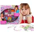 Personalized Jewelry 2in1 toy for kids chat beads set jewellery for girl making Personalized Bracelets and Neckless to wear and share no 11036. 