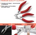 BEZOX Precision Toenail Clippers Trimmer For Thick or Fungus Ingrown Nails - With Metal Box. 