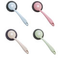 Stainless Steel Wire Ball Brush With Long Handle Kitchen Hanging cleaning brush pan Kitchen Dish handle Washing Tool. 