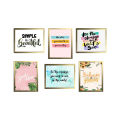 6 PCS 5x7 inches Picture Frame with Glass front, Collage set Photo frame set Display in Bedroom, Living room. 