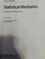 Statistical Mechanics By Franz Schwabl, William D. Brewer. 